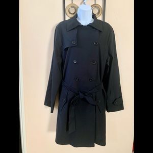Ute Design Black All Weather Trench Coat